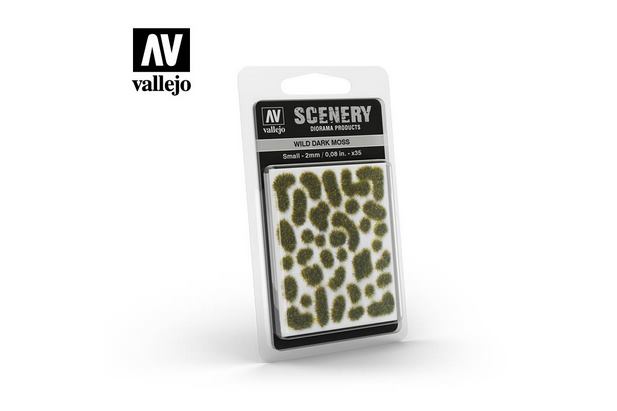 Vallejo SC402 Scenary Wild Dark Moss Small 2mm