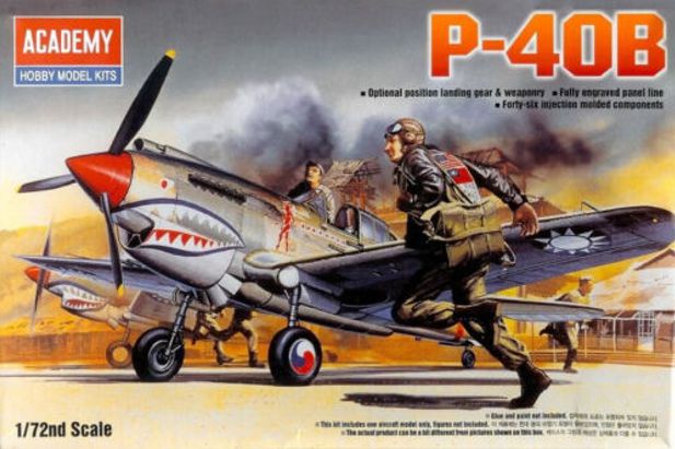 Academy 1:72 12456 Curtiss P-40 Warhawk