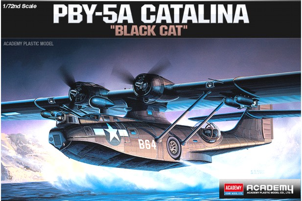 Academy 1:72 12487 PBY-5A "Black Cat"