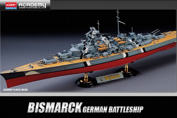 Academy 1:350 14109 German Battleship Bismarck