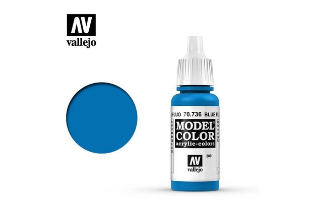 Vallejo Model Color 70736 Azul Fluo 17ml