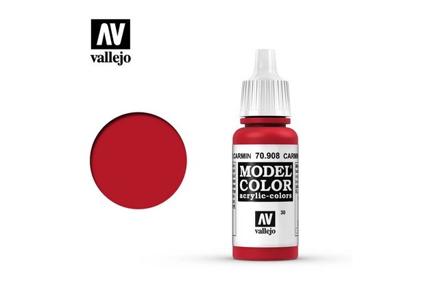Vallejo Model Color 70908 Rojo Carmn 17ml
