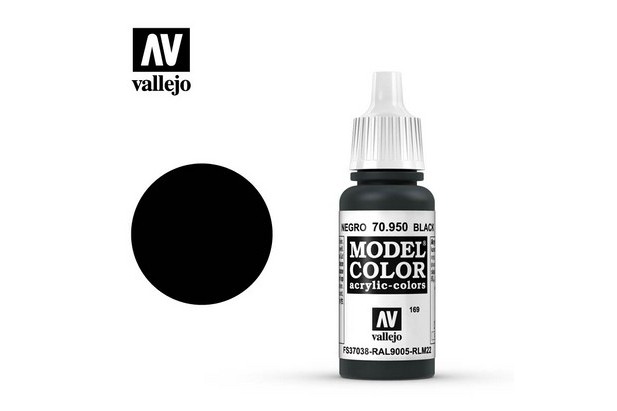 Vallejo Model Color 70950 Negro 17ml