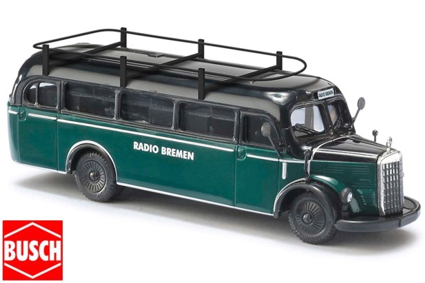 Busch 41004 1949 Mercedes-Benz O-3500 Bus Ubertragungswagen