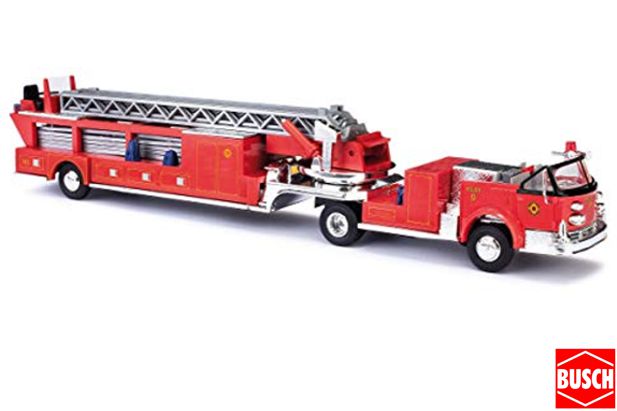 Busch 46031 1968 American-LaFrance Fire Hook and Ladder Truck with Open Cab 1:87