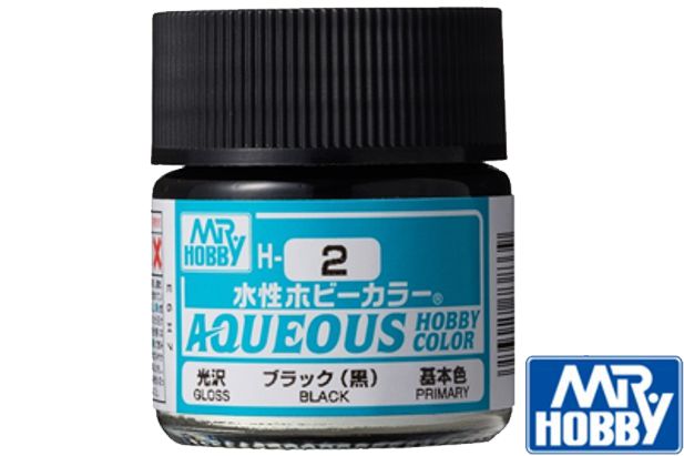 Mr. Hobby  H2 Aqueous Gloss Black 10ml