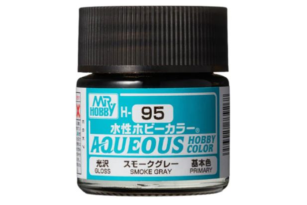 Mr. Hobby H95 Aqueous Gloss Smoke Gray 10ml
