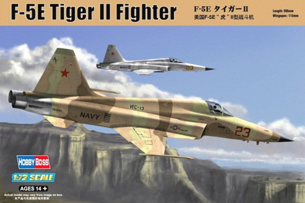 Hobby Boss 1:72 80207 F-5E Tiger II Fighter