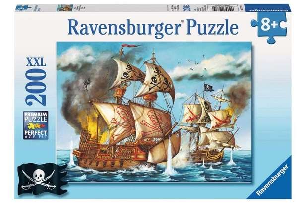 Ravensburger Puzzle  200 Piezas XXL Piratas - 49 x 36 cm