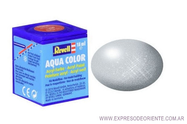 Revell Aqua Color Pintura Acrilica 18ml - 36199 Aluminio Metalico