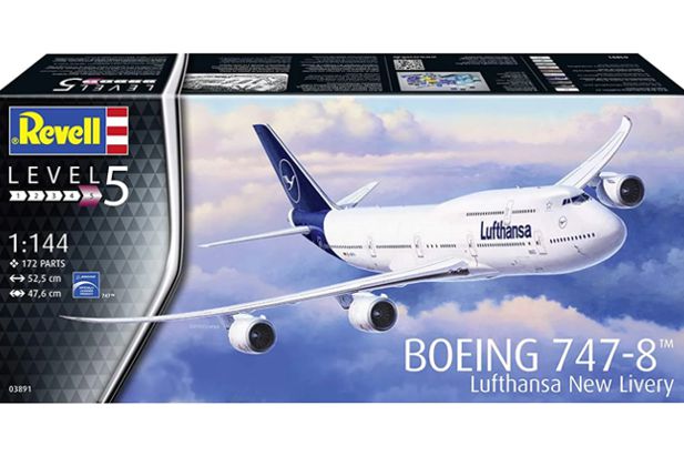 Revell 1:144 3891 Boeing 747-8 Lufthansa New Livery