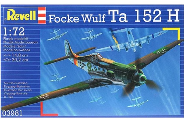 Revell 1:72 3981 Focke Wulf Ta 152 H