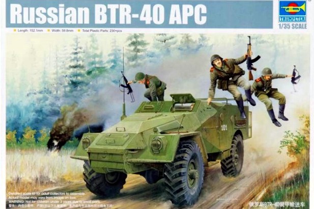 Trumpeter 1:35 05517 Russian BTR-40 APC